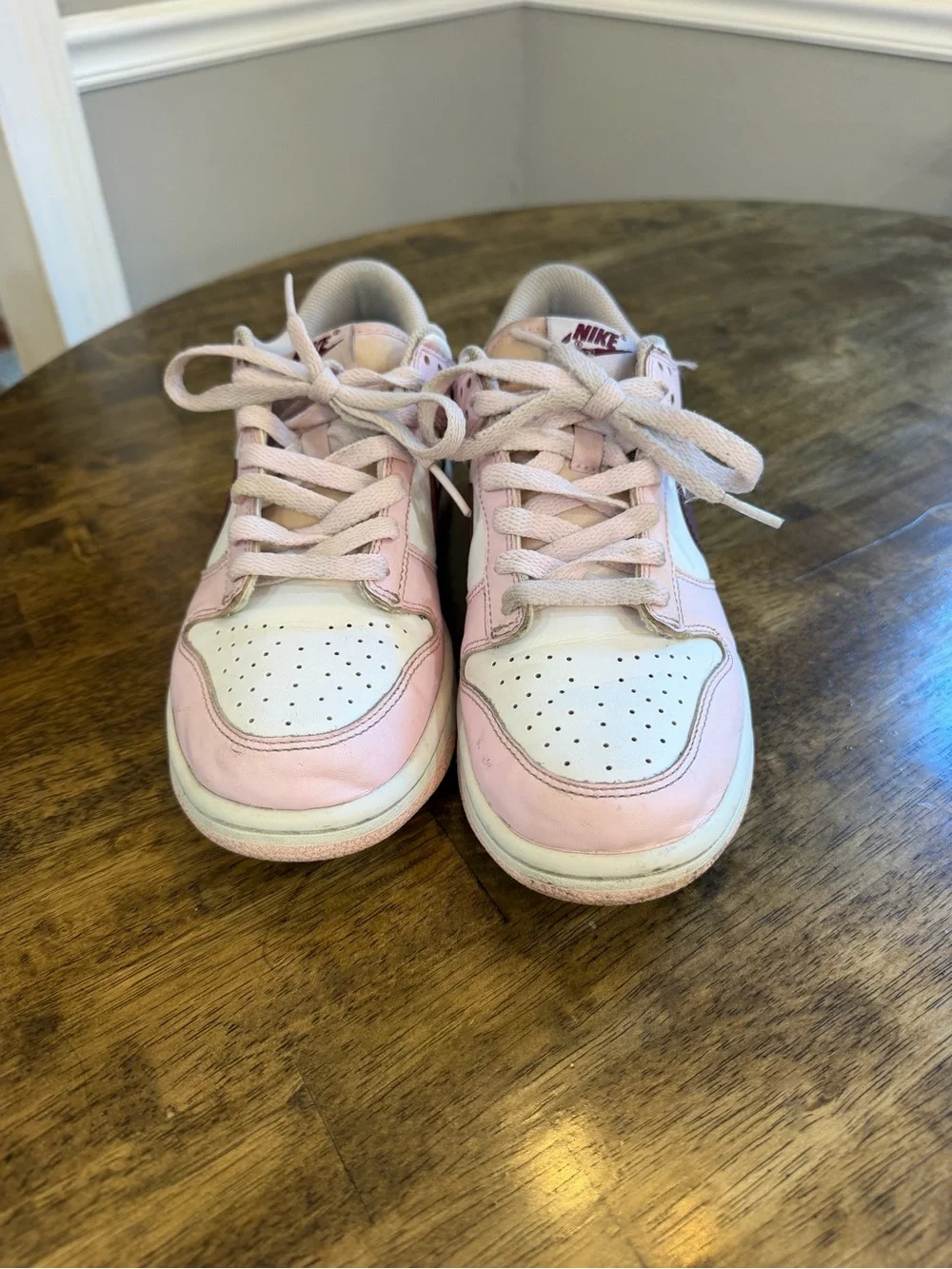 Nike Dunk Low GS Pink Foam Dark Beetroot CW1590-601 Size 6.5Y Women’s
